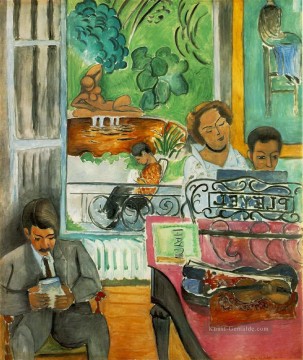 The Music Lesson La lecon de musique abstract fauvism Henri Matisse Ölgemälde